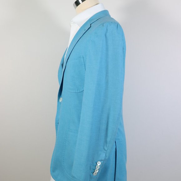 Isaia Sport Jacket 42R (40R)/52 Cotton/Wool. Extra Slim Fit. Made in Italy. - Picture 5 of 10